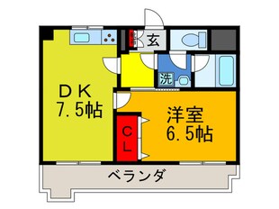 ＳＩハイツ大阪Ⅱの物件間取画像